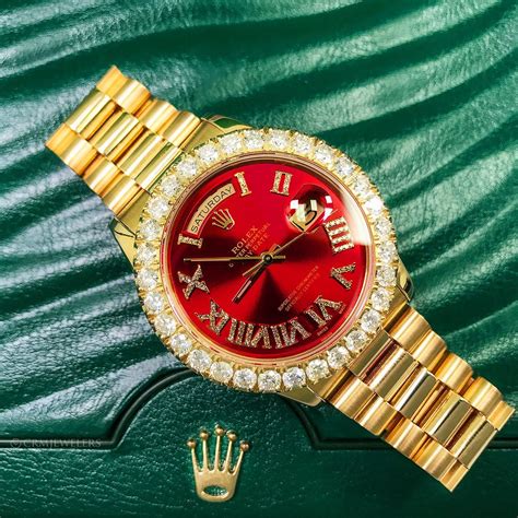 red face presidential rolex replica|rolex day date look alike.